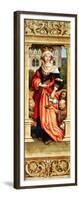 St. Elizabeth of Hungary (1207-31) Right Hand Panel from the Triptych of St. Sebastian, 1516-Hans Holbein the Elder-Framed Giclee Print