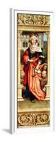 St. Elizabeth of Hungary (1207-31) Right Hand Panel from the Triptych of St. Sebastian, 1516-Hans Holbein the Elder-Framed Giclee Print