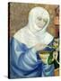 St. Elizabeth of Hungary (1207-31)-Theodoricus of Prague-Stretched Canvas