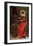 St Elizabeth of Hungary Spinning Wool for the Poor, 1901-Marianne Stokes-Framed Giclee Print