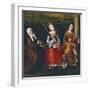 St Elizabeth of Hungary, St Catherine of Alexandria and St Rosalie of Padua, 1470-1500-null-Framed Giclee Print