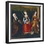 St Elizabeth of Hungary, St Catherine of Alexandria and St Rosalie of Padua, 1470-1500-null-Framed Giclee Print
