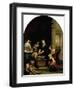 St. Elizabeth of Hungary Tending the Sick and Leprous, circa 1671-74-Bartolome Esteban Murillo-Framed Premium Giclee Print