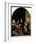 St. Elizabeth of Hungary Tending the Sick and Leprous, circa 1671-74-Bartolome Esteban Murillo-Framed Premium Giclee Print