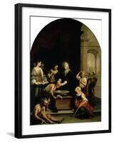 St. Elizabeth of Hungary Tending the Sick and Leprous, circa 1671-74-Bartolome Esteban Murillo-Framed Giclee Print