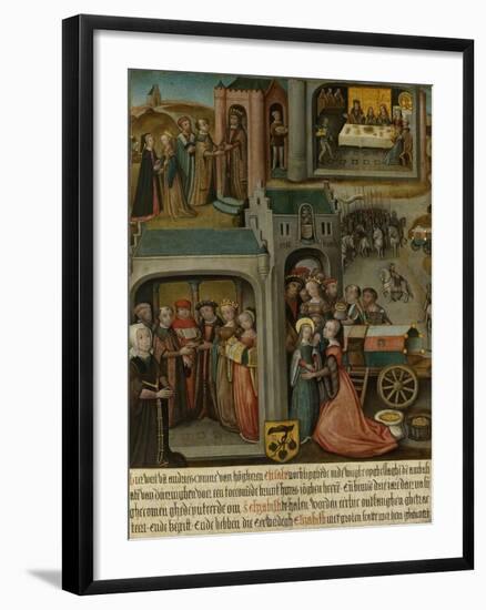 St Elizabeth of Hungary-null-Framed Art Print