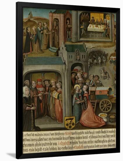St Elizabeth of Hungary-null-Framed Art Print