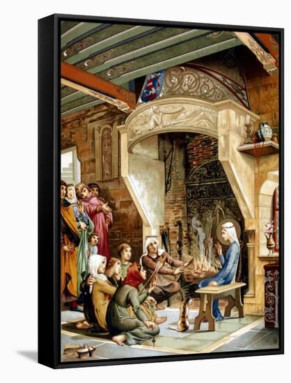 St Elizabeth of Hungary-null-Framed Stretched Canvas