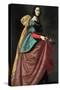 St. Elizabeth of Portugal 1640-Francisco de Zurbarán-Stretched Canvas