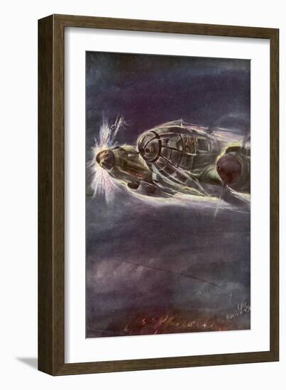 St Elmo's Fire in Air-Hans Liska-Framed Art Print