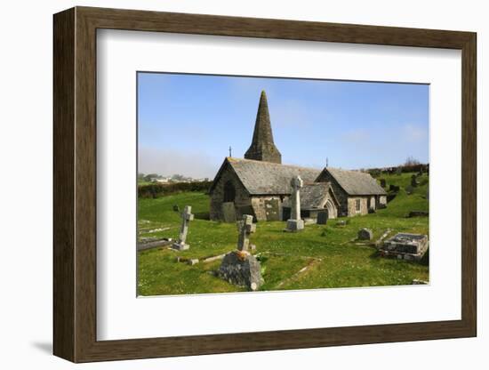 St. Enedoc Church Where Sir John Betjeman-Nick Upton-Framed Photographic Print