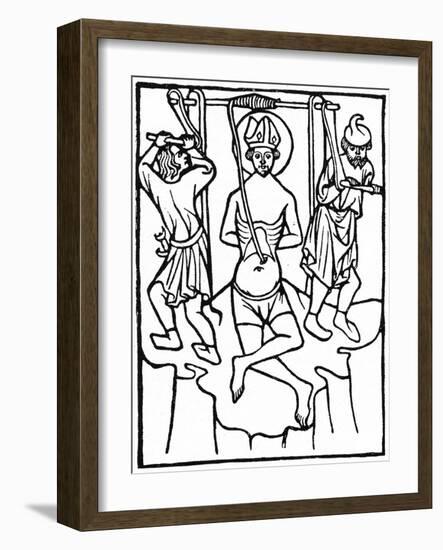 St Erasmus, C1400-null-Framed Giclee Print