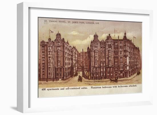 St Ermins Hotel, St James Park, London, South West-null-Framed Giclee Print