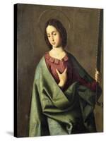 St. Euphemia-Francisco de Zurbarán-Stretched Canvas