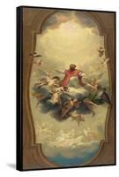 St. Eusebius Carried to Heaven, C.1757-Anton Raphael Mengs-Framed Stretched Canvas