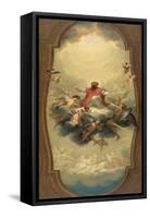 St. Eusebius Carried to Heaven, C.1757-Anton Raphael Mengs-Framed Stretched Canvas