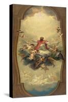 St. Eusebius Carried to Heaven, C.1757-Anton Raphael Mengs-Stretched Canvas