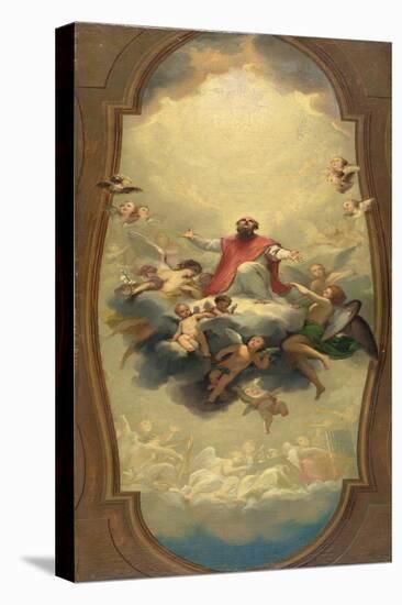 St. Eusebius Carried to Heaven, C.1757-Anton Raphael Mengs-Stretched Canvas