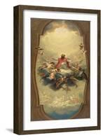 St. Eusebius Carried to Heaven, C.1757-Anton Raphael Mengs-Framed Giclee Print