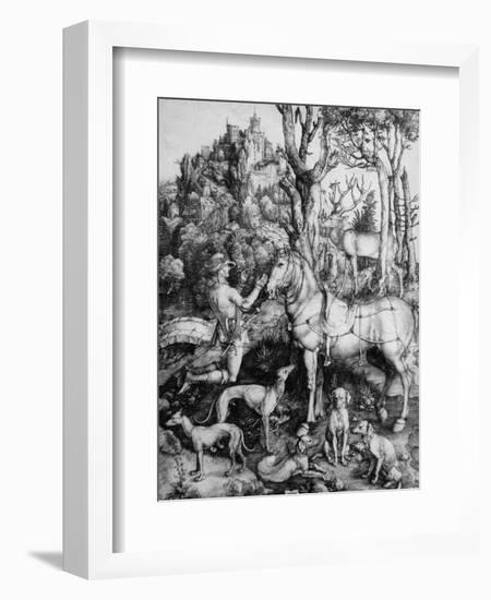 St. Eustace-Albrecht Dürer-Framed Art Print