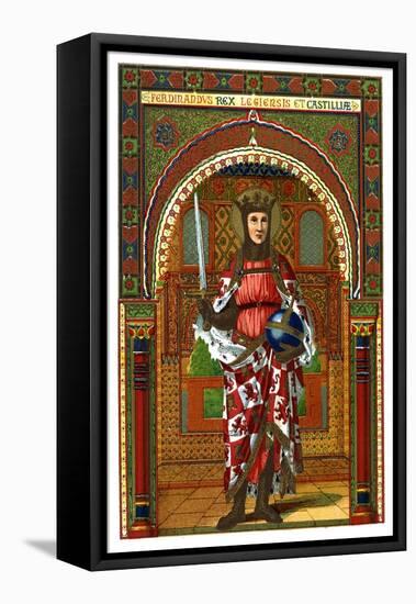 St Ferdinand (Ferdinand III of Castile and Leo), 1886-null-Framed Stretched Canvas