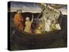 St Fina Saves Ship from Storm, Detail from Altarpiece with Scenes from Life of Santa Fina-Lorenzo Di Niccolo-Stretched Canvas