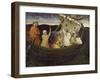 St Fina Saves Ship from Storm, Detail from Altarpiece with Scenes from Life of Santa Fina-Lorenzo Di Niccolo-Framed Giclee Print