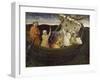 St Fina Saves Ship from Storm, Detail from Altarpiece with Scenes from Life of Santa Fina-Lorenzo Di Niccolo-Framed Giclee Print