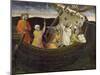 St Fina Saves Ship from Storm, Detail from Altarpiece with Scenes from Life of Santa Fina-Lorenzo Di Niccolo-Mounted Giclee Print