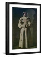 St. Francis 1645-64-Francisco de Zurbarán-Framed Giclee Print