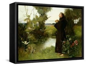 St. Francis, 1898-Albert Chevallier Tayler-Framed Stretched Canvas