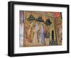 St Francis Accompanied by Two Angels, Fresco from the Porziuncola, 1393-Ilario da Viterbo-Framed Giclee Print