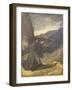 St Francis Adoring the Crucifix, C.1583-84-Lodovico Carracci-Framed Giclee Print