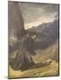 St Francis Adoring the Crucifix, C.1583-84-Lodovico Carracci-Mounted Giclee Print