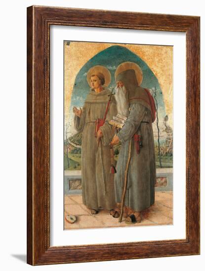St. Francis and St. Anthony Abbot-Schiavone Chiulinovich-Framed Art Print