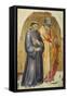 St Francis and St Peter-Taddeo di Bartolo-Framed Stretched Canvas