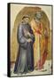 St Francis and St Peter-Taddeo di Bartolo-Framed Stretched Canvas