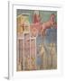 St. Francis Appears to His Companions in a Chariot of Fire, 1296-97-Giotto di Bondone-Framed Giclee Print