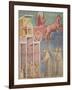 St. Francis Appears to His Companions in a Chariot of Fire, 1296-97-Giotto di Bondone-Framed Giclee Print