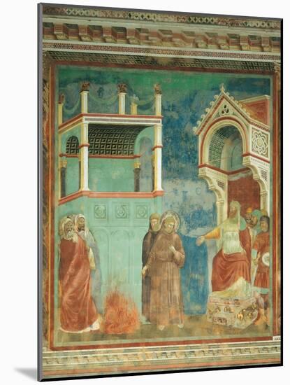 St. Francis before the Sultan-Giotto di Bondone-Mounted Art Print