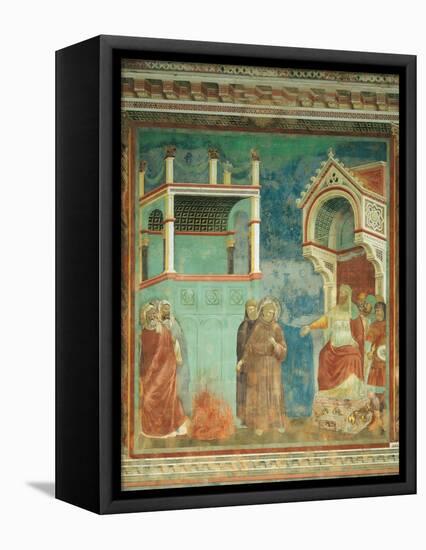 St. Francis before the Sultan-Giotto di Bondone-Framed Stretched Canvas