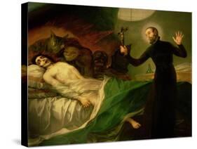 St. Francis Borgia Helping a Dying Impenitent, 1795-Francisco de Goya-Stretched Canvas