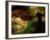 St. Francis Borgia Helping a Dying Impenitent, 1795-Francisco de Goya-Framed Giclee Print