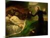 St. Francis Borgia Helping a Dying Impenitent, 1795-Francisco de Goya-Mounted Giclee Print