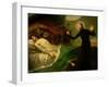 St. Francis Borgia Helping a Dying Impenitent, 1795-Francisco de Goya-Framed Giclee Print