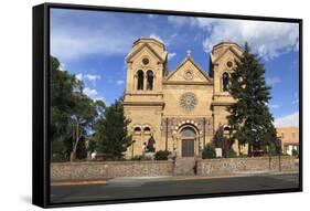St. Francis Cathedral (Basilica of St. Francis of Assisi), Santa Fe, New Mexico, Usa-Wendy Connett-Framed Stretched Canvas
