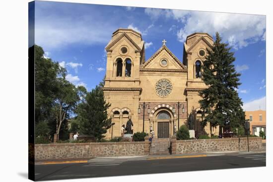 St. Francis Cathedral (Basilica of St. Francis of Assisi), Santa Fe, New Mexico, Usa-Wendy Connett-Stretched Canvas