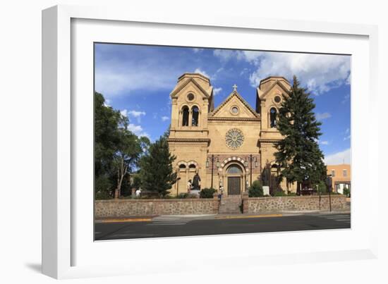 St. Francis Cathedral (Basilica of St. Francis of Assisi), Santa Fe, New Mexico, Usa-Wendy Connett-Framed Photographic Print