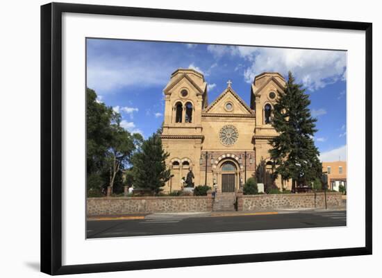 St. Francis Cathedral (Basilica of St. Francis of Assisi), Santa Fe, New Mexico, Usa-Wendy Connett-Framed Photographic Print