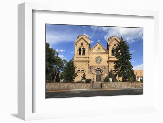 St. Francis Cathedral (Basilica of St. Francis of Assisi), Santa Fe, New Mexico, Usa-Wendy Connett-Framed Photographic Print